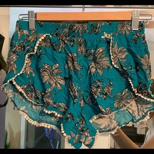 Floral print shorts